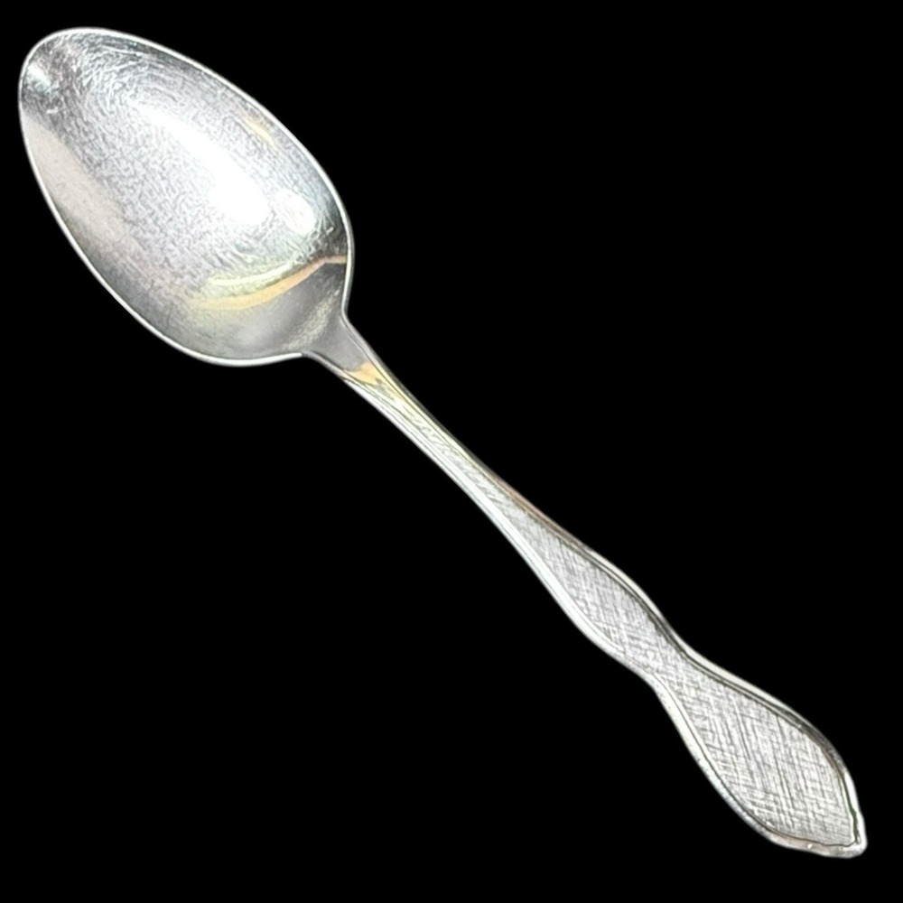 Oneida Twilight 1881 Rogers Stainless Flatware Serving Spoon 8 1/2"